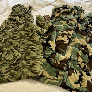 Couples camo onesie’s